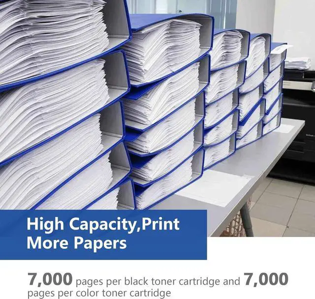 Alt view image 3 of 7 - Ennovor TN436 Toner Cartridge Set 7,000 Pages Super High Yield Replacement for Brother TN-436 TN 436 TN433 TN431 MFC-L8610CDW HL-L8360CDW Printer Toner (TN436BK TN436C TN436M TN436Y, 4-Pack)