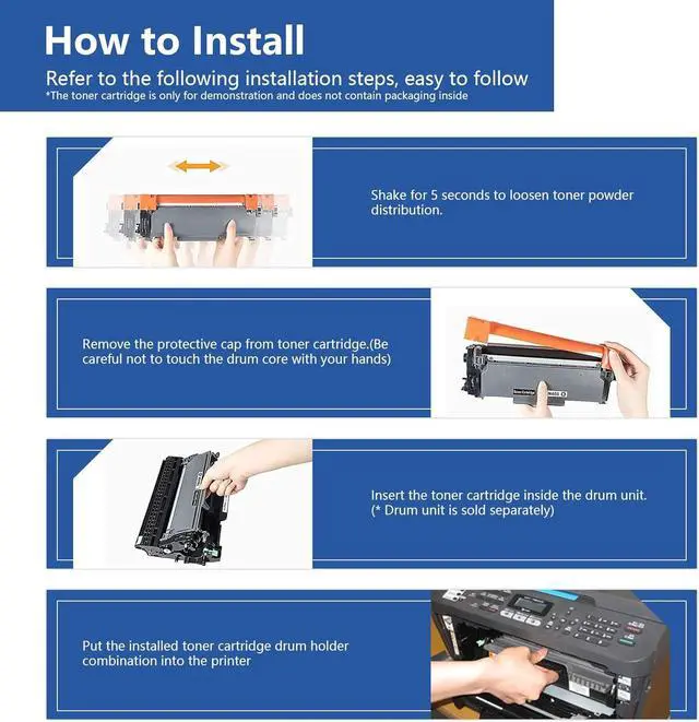 Alt view image 7 of 7 - Ennovor TN436 Toner Cartridge Set 7,000 Pages Super High Yield Replacement for Brother TN-436 TN 436 TN433 TN431 MFC-L8610CDW HL-L8360CDW Printer Toner (TN436BK TN436C TN436M TN436Y, 4-Pack)