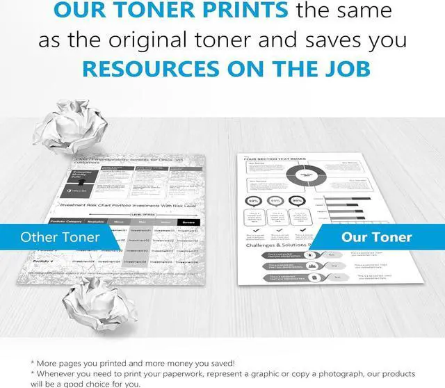 Alt view image 6 of 7 - Ennovor 81A Black Toner Cartridge CF281A (with Chip) Black 81X CF281X Compatible Replacement for HP 81A CF281A 81X Work with Laser Enterprise M604 M605 M606 Enterprise MFP M630 Series Printer 1-Pack