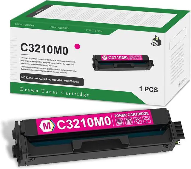 Main image of C3224 Toner Cartridge: NUC Compatible C3210M0 Toner Cartridge Replacement for Lexmark C3210M0 uses for MC3224adwe C3224dw MC3426i MC3224dwe MC3326i MC3426adw C3326dw C3426dw Printer [1 Pack, Magenta]