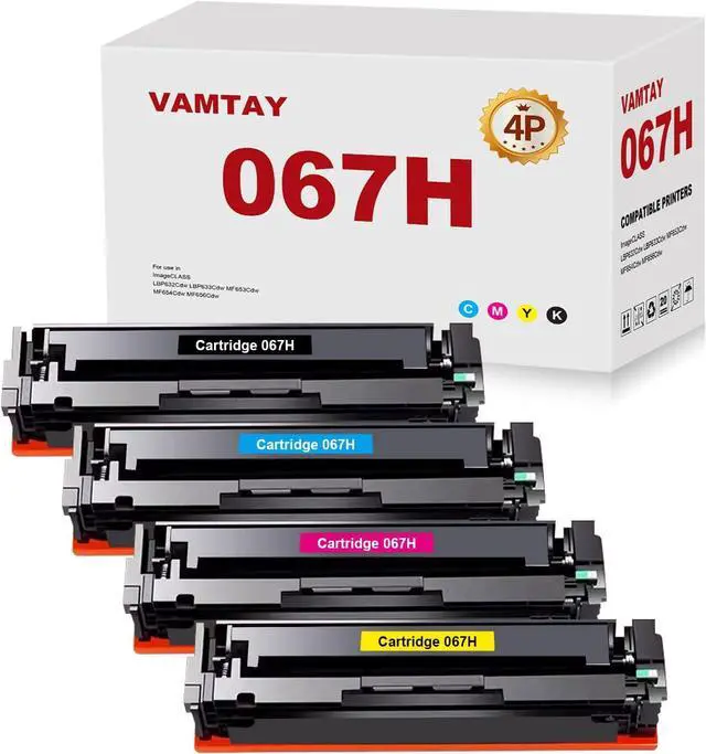 Main image of Ennovor 067H Toner Cartridge Remanufactured Replacement for Canon 067 for imageCLASS MF656Cdw MF653Cdw MF654Cdw LBP632Cdw LBP633Cdw Printer (4 Pack)