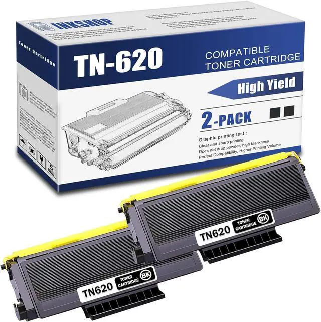 Main image of Ennovor TN620 Compatible TN-620 Black High Yield Toner Cartridge Replacement for Brother TN-620 HL-5240 HL-5250DN MFC-8370 MFC-8460N DCP-8060 Toner (2 Pack)