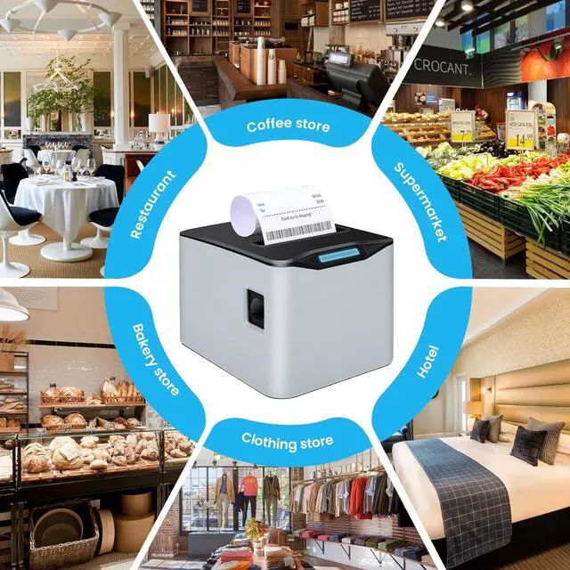 Alt view image 6 of 7 - NUCOUN Thermal Receipt Printer,80mm USB POS Printer,Auto Cutter,Support Cash Drawer,Support Windows/Mac/Linux,Printer for Home Office Restaurant