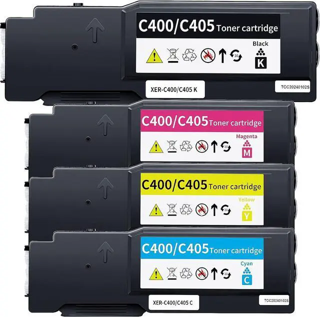 Main image of Versalink C405 Toner for Xerox C400 Toner Cartridge,106R03512 106R03513 106R03514 106R03515 Ink Cartridge,High Capacity Toner Bundle Compatible with C405YDN C400DN Multifunction Color Printer(4 Pack)