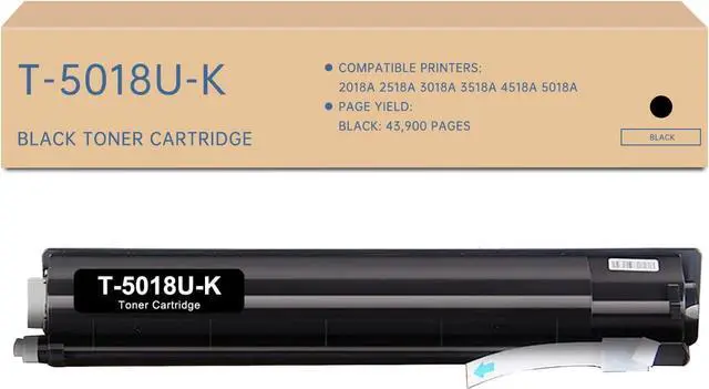 Main image of Ennovor T-5018U Black Toner Cartridge Compatible for Toshiba T-5018U T5018U Toner for Toshiba E Studio 2018A 2518A 3018A 3518A 4518A 5018A Printer, 1 Pack