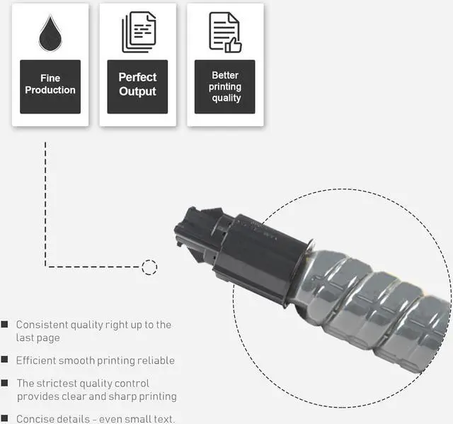 Alt view image 7 of 7 - MP C406 High Yield Toner Cartridge set (4-Pack, Black/Cyan/Magenta/Yellow) - Lovn Compatible C406 842091 842092 842093 842094 Toner Cartridge Replacement for Ricoh MP C306 C307 C406 C407 Printer