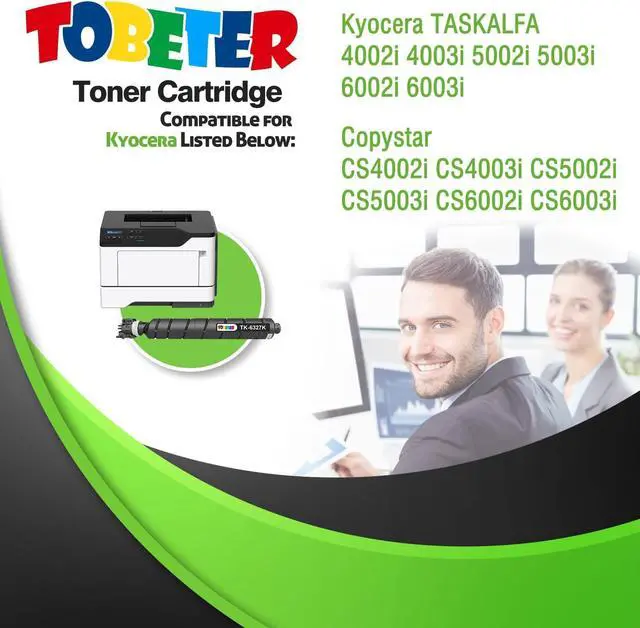 Alt view image 2 of 7 - ToBeter Compatible TK-6327 TK-6329 Black Toner Cartridge Replacement for Kyocera TK-6327K TK-6329K 1T02NK0US0 1T02NK0CS0 for CS 4002i 4003i 5002i 5003i 6002i 6003i Printer Toner (35,000 Pages,1 Black)