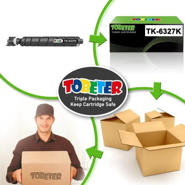 Alt view image 6 of 7 - ToBeter Compatible TK-6327 TK-6329 Black Toner Cartridge Replacement for Kyocera TK-6327K TK-6329K 1T02NK0US0 1T02NK0CS0 for CS 4002i 4003i 5002i 5003i 6002i 6003i Printer Toner (35,000 Pages,1 Black)