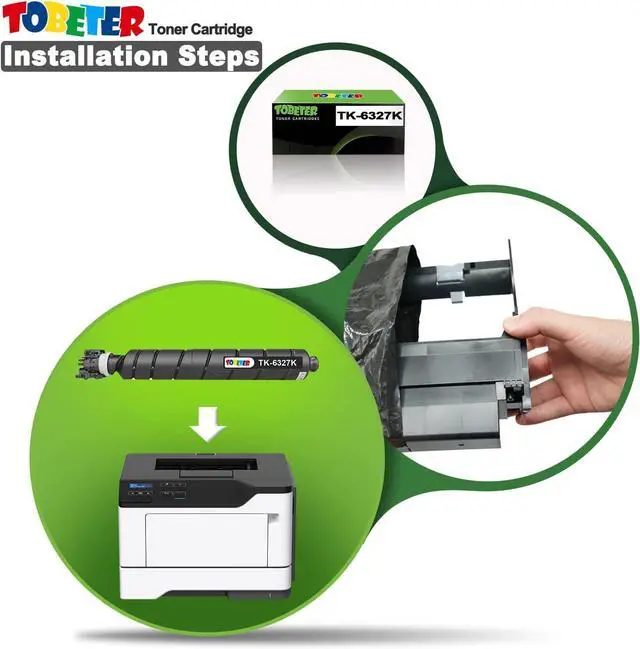 Alt view image 5 of 7 - ToBeter Compatible TK-6327 TK-6329 Black Toner Cartridge Replacement for Kyocera TK-6327K TK-6329K 1T02NK0US0 1T02NK0CS0 for CS 4002i 4003i 5002i 5003i 6002i 6003i Printer Toner (35,000 Pages,1 Black)
