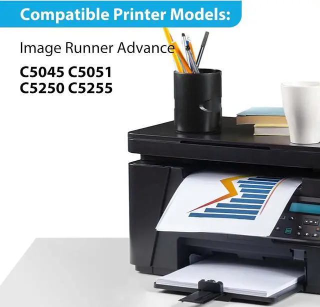 Alt view image 2 of 6 - Ennovor GPR-30 Black Toner Cartridge Replacement for Canon GPR30 2789B003AA Toner Cartridge for Image Runner Advance C5045 C5051 C5250 C5255 Printer