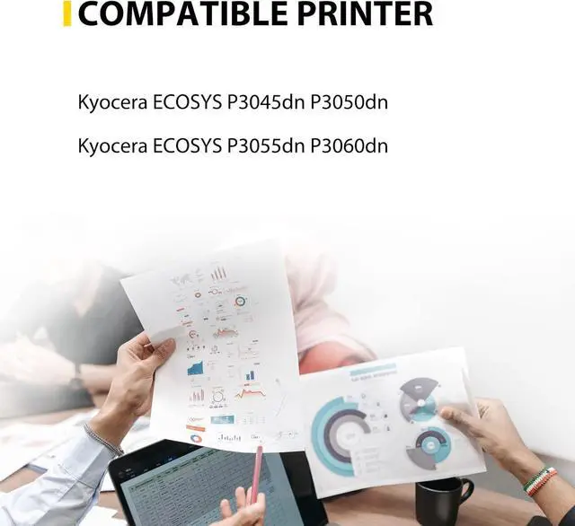 Alt view image 2 of 6 - Ennovor TK3162 TK-3162 Toner Cartridge Compatible for Kyocera TK-3162 1T02T90US0 for P3055dn P3045dn P3050dn P3060dn Extra High Capacity (13,000 Pages,2-Pack)