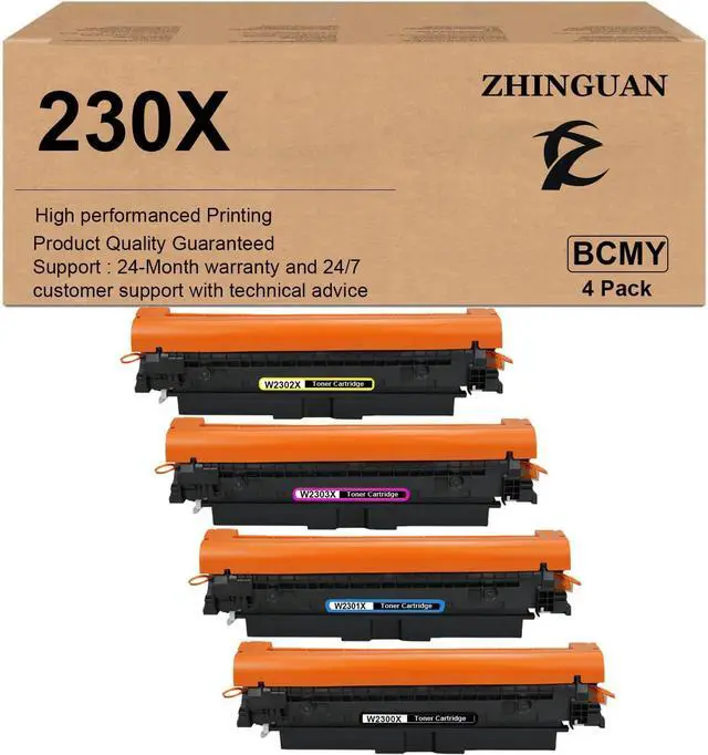 Main image of Ennovor (with Chip) Remanufactured 230X W2300X W2301X W2303X W2302X Toner Cartridge Works for Pro 4203dw 4203dn MFP 4303dw 4303fdn 4303fdw Printers (4-Pack)