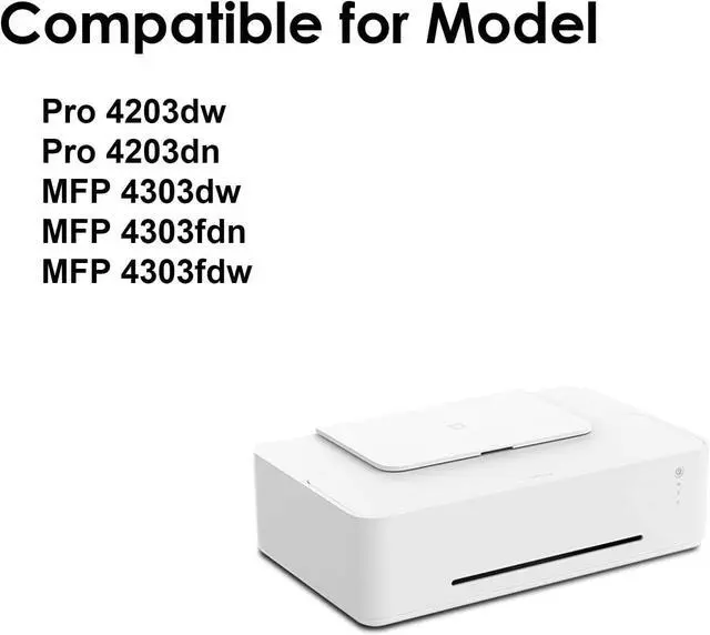 Alt view image 2 of 5 - Ennovor (with Chip) Remanufactured 230X W2300X W2301X W2303X W2302X Toner Cartridge Works for Pro 4203dw 4203dn MFP 4303dw 4303fdn 4303fdw Printers (4-Pack)