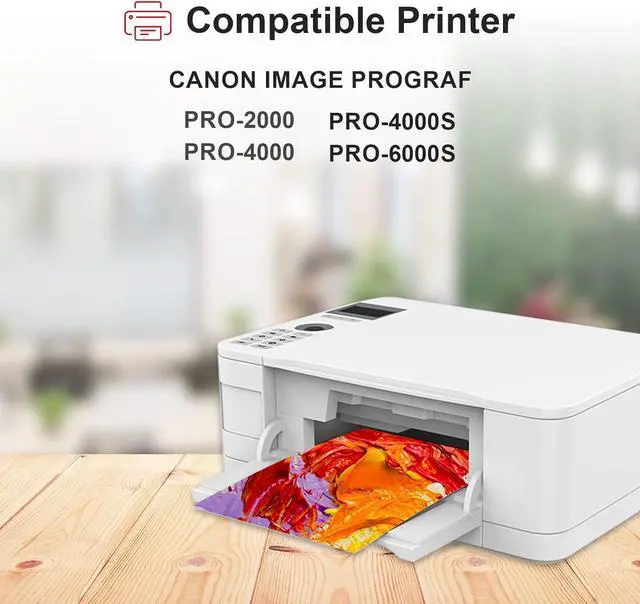 Alt view image 2 of 6 - Ennovor PFI-1700 Cyan Pigment Ink Tank Compatible with Canon PFI-1700 PFI-1700C 0776C001AA for imagePROGRAF PRO-2000 PRO-4000 PRO-4000S PRO-6000S Large-Format Inkjet Printers, 1-Pack