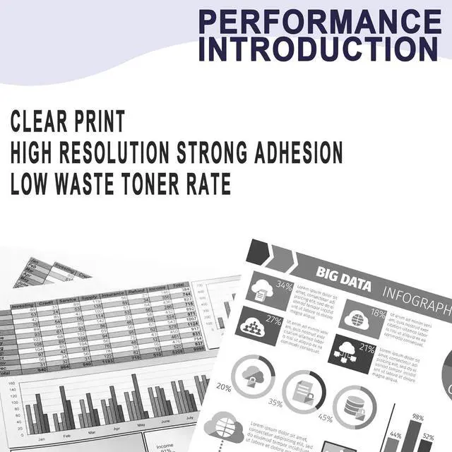 Alt view image 4 of 6 - 1 Pack Black 45807105 Compatible B412 Toner Cartridge, Replacement for OKI B412 (45807105) - Compatible with: B412 B432dn B512dn MB472w MB492 MB562w Printer.