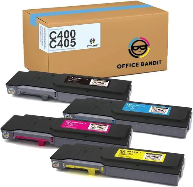 Main image of Ennovor Office Bandit Toner Cartridge Replacement for Xerox VersaLink C405 C400 C400D C400DN MFP C405DN C405N C405 | 106R03524 106R03525 106R03526 106R03527 - Extra High Yield 4 Pack