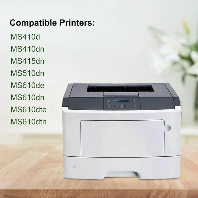 Alt view image 2 of 6 - Ennovor 50F1X00 Extra High Yield Black Toner Cartridge(2-Pack) Compatible Replacement for Lexmark 50F1X00 501X Toner Cartridge Work for MS410 MS510 MS610 MS415 MS610dn Printer