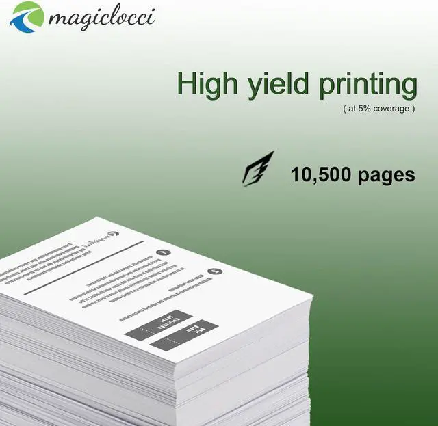 Alt view image 3 of 6 - Ennovor 50F1X00 Extra High Yield Black Toner Cartridge(2-Pack) Compatible Replacement for Lexmark 50F1X00 501X Toner Cartridge Work for MS410 MS510 MS610 MS415 MS610dn Printer