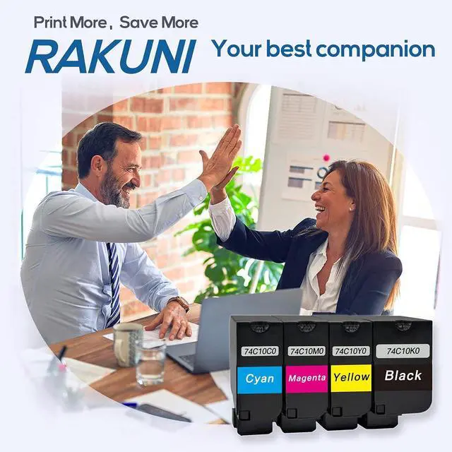 Alt view image 6 of 6 - Ennovor Remanufactured Toner Cartridge Replacement for Lexmark CS720 CS720de CS720dte CS725 CS725de CS725dte CX725 CX725de CX725dte 74C10K0 74C10C0 74C10M0 74C10Y0 (High Yeild, 4-Pack)