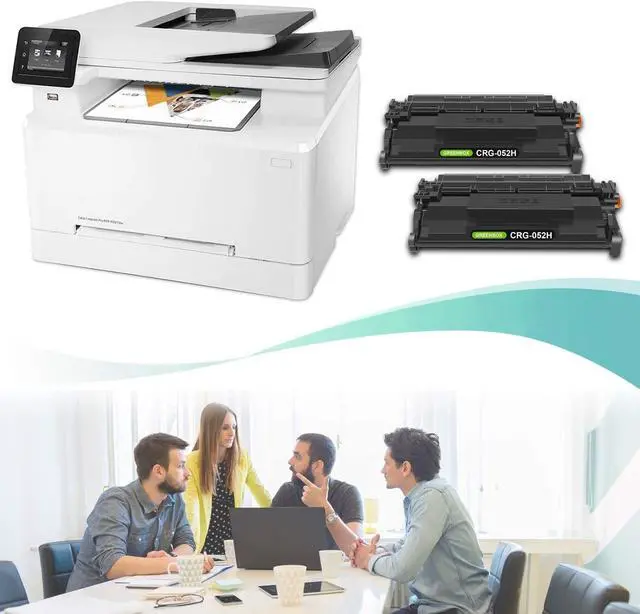 Alt view image 4 of 6 - GREENBOX 052H Black Toner Cartridge Compatible for Canon CRG052H 2200C001 for Canon MF429dw MF426dw MF424dw LBP215dw LBP214dw Laser Printer (9,200 Pages, Black, 2-Pack)