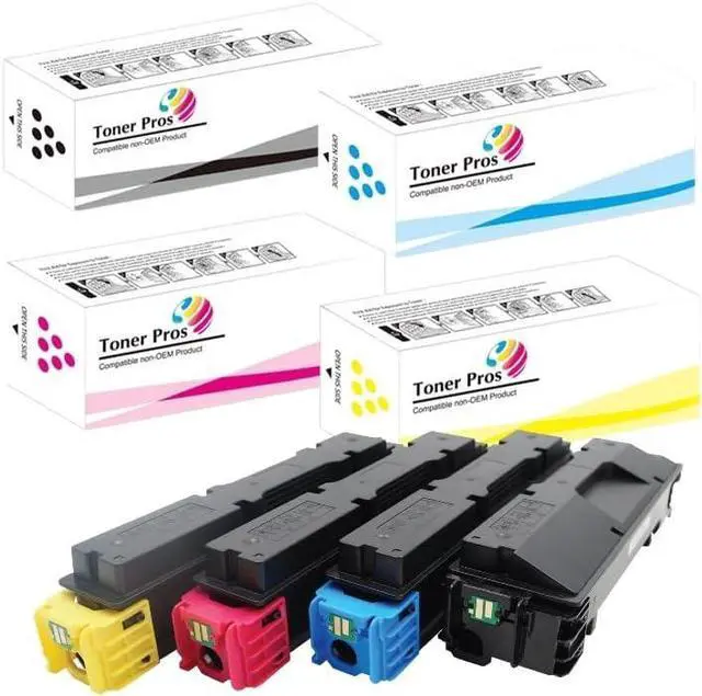 Main image of Toner Pros Compatible Toner Cartridge Replacement TK-5417 (TK5417) for Kyocera TASKalfa MA4500ci / PA4500ci Model Laser Printers (4-Color-Pack: KCMY) Black 20,000 & Colors 13,000 Pages