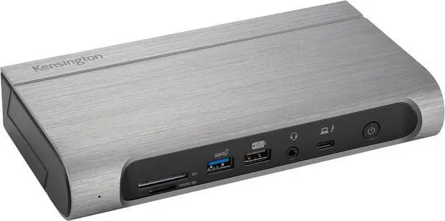 Main image of Kensington SD5800T Thunderbolt 4 and USB4 Quad 4K Display Docking Station, 100W Charging, 2 x HDMI, 2 x DP, 2.5G Ethernet, Card Readers, for Windows/MacOS (K32856NA)