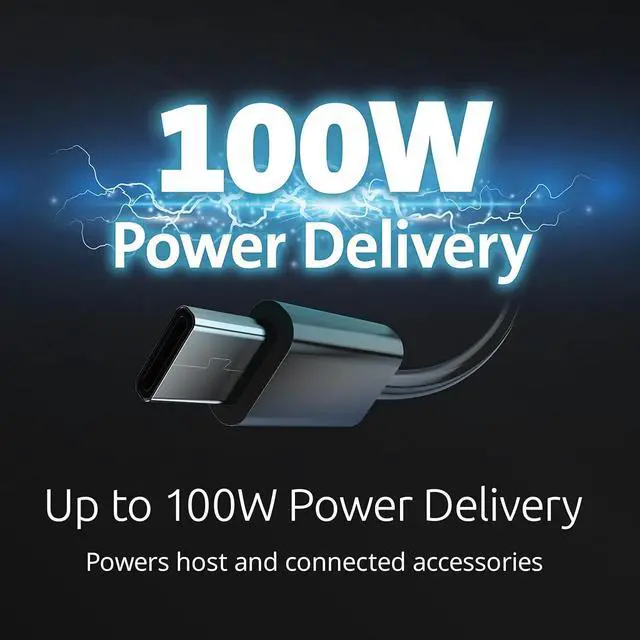 Alt view image 5 of 7 - Kensington SD4790P USB-C Quad 4K Displaylink Docking Station, 100W Charging, 3 x DisplayPort, 3 x HDMI, for Windows/macOS/ChromeOS (K33610NA)