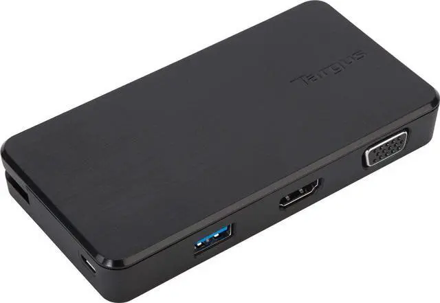 Main image of Targus VersaLink Universal Travel Laptop Dock with VGA/HDMI Connectivity & 2 USB 3.0 Ports for PC, Mac, & Android (DOCK110USZ)