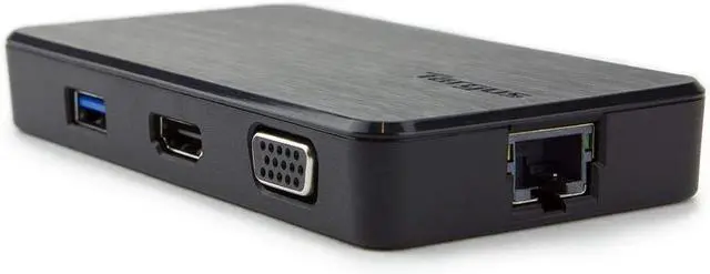 Alt view image 4 of 7 - Targus VersaLink Universal Travel Laptop Dock with VGA/HDMI Connectivity & 2 USB 3.0 Ports for PC, Mac, & Android (DOCK110USZ)