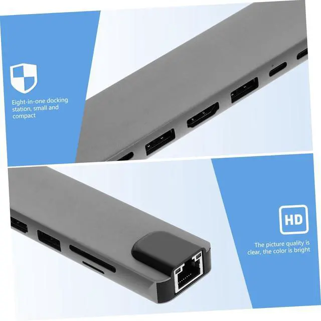 Alt view image 2 of 7 - 3pcs Type-c USB Hub for Laptop Supports Output Pd Charging Compact Design for Office and Home Use Compatible