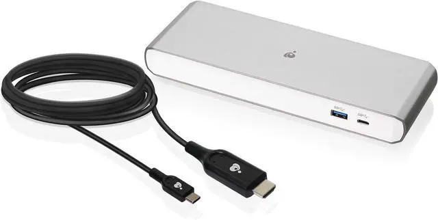 Main image of IOGEAR GTD733KIT Thunderbolt 3 Dual 4K Docking Station with USB-C to HDMI Cable and 15W Charging/Power Pass-Through