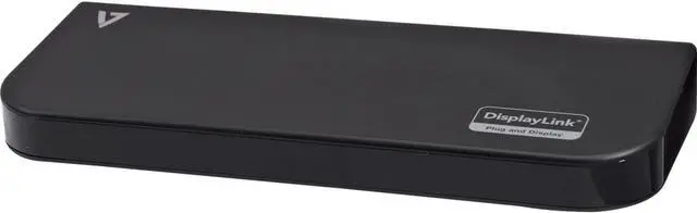 Alt view image 3 of 7 - V7 USB Dual DisplayLink Docking Station