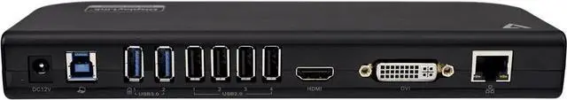 Alt view image 4 of 7 - V7 USB Dual DisplayLink Docking Station