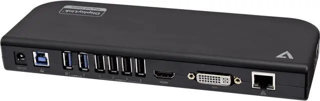 Alt view image 6 of 7 - V7 USB Dual DisplayLink Docking Station