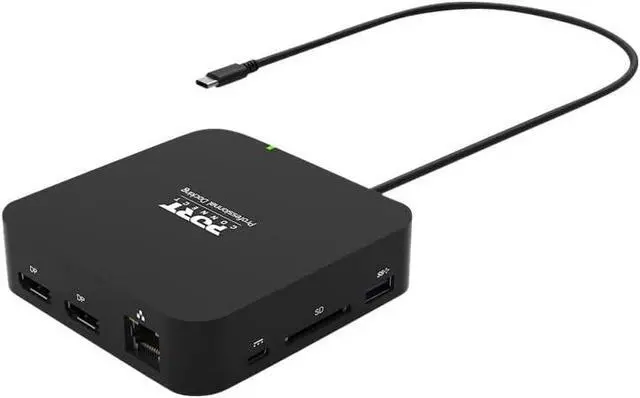 Alt view image 5 of 7 - Port Connect Type-C 2 x 4k Display Travel Docking Station. Supports PXE Boot, 85w Power Distribution and Allows Connection of up to 10 Different peripherals.