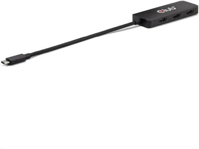 Main image of Club 3D CSV-1554 USB Type C(DP Alt-Mode 2.1) to HDMI Triple Monitor 4K60Hz M/F MST hub