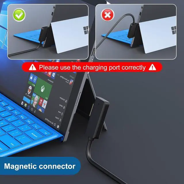 Alt view image 7 of 7 - Microsoft Surface Docking Station - Triple Displays 2 HDMI+VGA, 12 in 1 Surface Dock for Microsoft Surface Pro 11/10/9/8/X/7/6/5/4/3, Surface Laptop 7/6/5/4/3/2/1, Surface Laptop Go 3/2, Surface Book