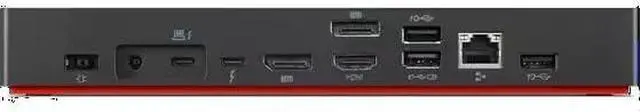 Alt view image 4 of 4 - ThinkPad Universal Thunderbolt 4 Dock (40B0) DK2131 + UltraHD HDMI Cable + 2 Displayport Cables + Connectivity Bundle Docking Station