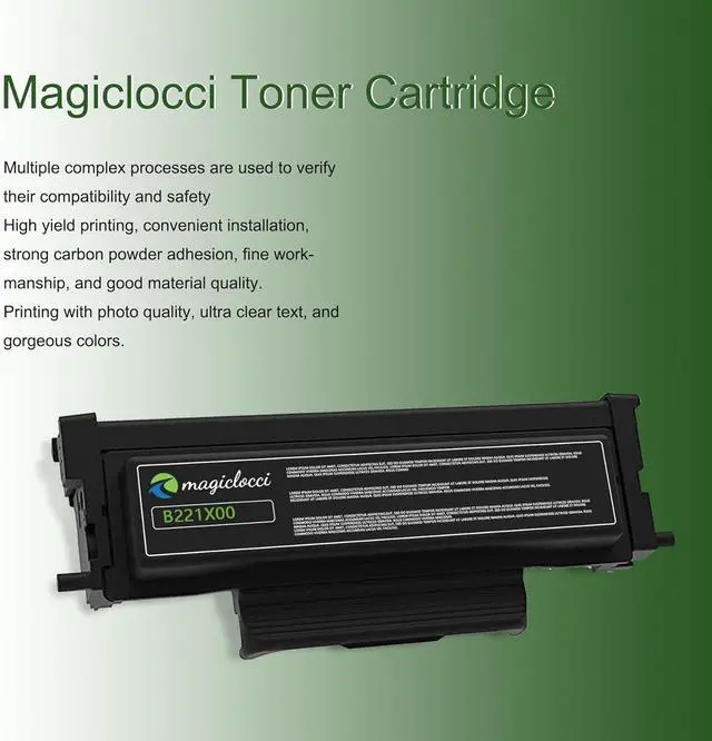 Alt view image 5 of 6 - B221X00 Black Extra High Yield Toner Cartridge - Replacement for Lexmark B221X00 Toner Cartridge B2236, MB2236, B/MB2236 Printer 6,500 Pages