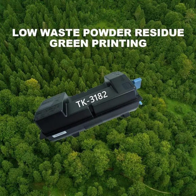 Alt view image 7 of 7 - Ennovor 2 Pack TK3182 Black Toner Cartridge for Kyocera ECOSYS P3055dn / P3155dn / M3655idn, High Pages Yield, Japanese Toner, Up to 25,000 Pages