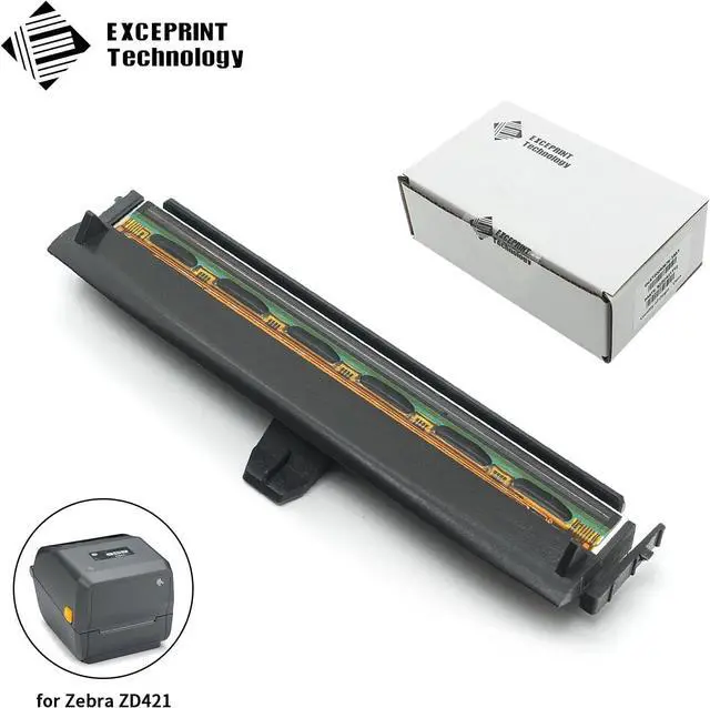 Alt view image 2 of 2 - P1112640-218 Premium Replacement Printhead for Ze bra ZD421T ZD421 T - 203dpi Precision Thermal Print Head for Enhanced Label Printing Quality | Compatible with Ze bra ZD421T Printer