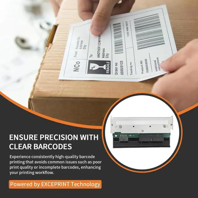 Alt view image 5 of 7 - 203DPI Thermal Printhead Replacement for Ze bra ZM400 Printers - 79800M | Enhanced Durability & Precision Printing