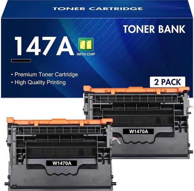 Main image of 147A Black Toner Cartridge Compatible Toner Cartridge Replacement for HP 147A W1470A 147X W1470X for Enterprise M610n M611dn M611x M612dn M612x MFP M634h M635fht M635h M636fh Printer Ink (2-Pack)