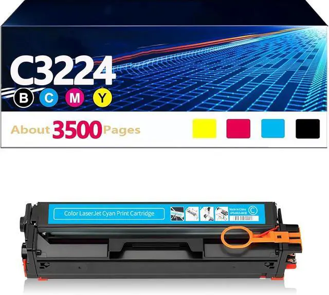 Main image of Ennovor MC3224 Toner Cartridge Black/Cyan/Magenta/Yellow C3210C0 C3210K0 C3210M0 C3210Y0 High Yield Toner Cartridges C3224 Replacement for Lexmark C3224 C3326 MC3224 MC3326 Printer,C-3500 Pages