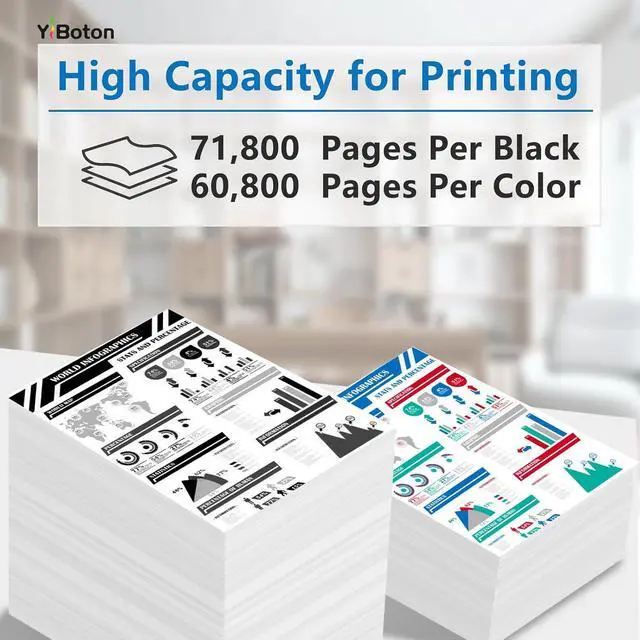 Alt view image 2 of 7 - GPR-61 GPR61 High Yield Toner Cartridge 4-Pack Black Cyan Magenta Yellow