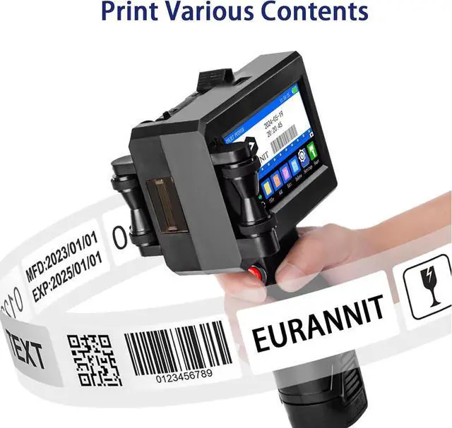 Alt view image 2 of 7 - Ennovor Original Black Ink Cartridge ER521, 72ml Quick Dry Solvent Ink Replacement for 1inch/25.4mm Handheld Inkjet Printer E15-1 /E16-1 /E11-1 /E50