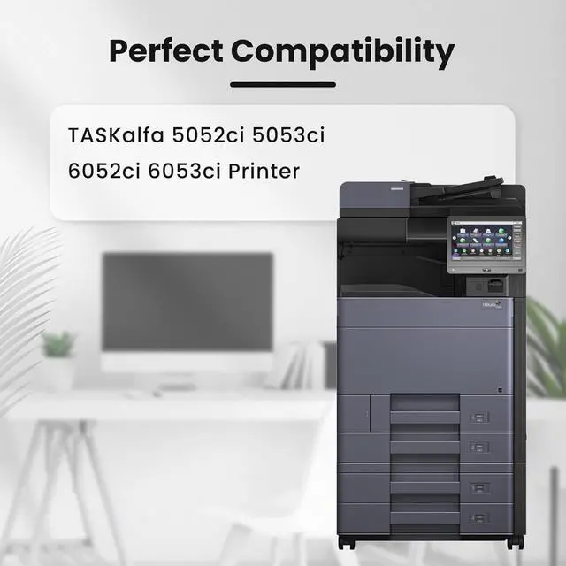 Alt view image 2 of 7 - Ennovor TK8517 (TK-8517) 4-Color Toner Cartridge Set Replacement for Kyocera TK-8517 TK8517 for TASKalfa 5052ci 6052ci Copystar CS-5052ci CS-6052ci Printer Toner - TK-8517K TK-8517C TK-8517M TK-8517Y