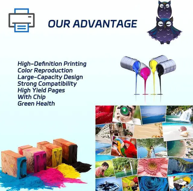 Alt view image 6 of 7 - CS421 Developer Unit Compatible for Lexmark CS421 CS521 CS622 CX421 CX522 CX622 CX625 Printer, with Chip, High Yield 12500 Pages, Vivid Colors (Multicolor)