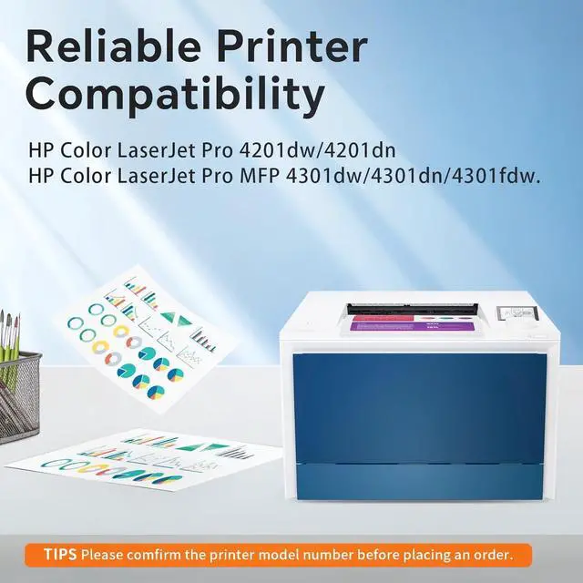 Alt view image 2 of 7 - Ennovor 210X High Yield Toner Cartridge Replacement for HP 210X 210A 210 to Compatible with HP Color Laserjet Pro 4201dn, 4201dw, MFP 4301fdw,MFP 4301fdn, MFP 4301fdn, MFP 4301fdw (4PACK BK/Y/C/M)