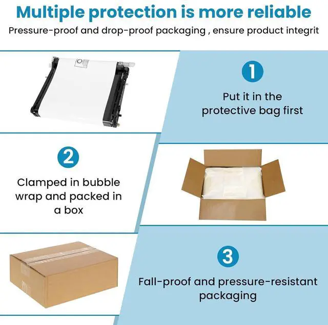 Alt view image 7 of 7 - 108R01122 Transfer Belt Assembly Kit Compatible with Phaser 6600 VersaLink C400 C405 WorkCentre 6605 6655 6655i, Include Transfer Belt, Feed Roller, Bias Transfer Roller, Gloves